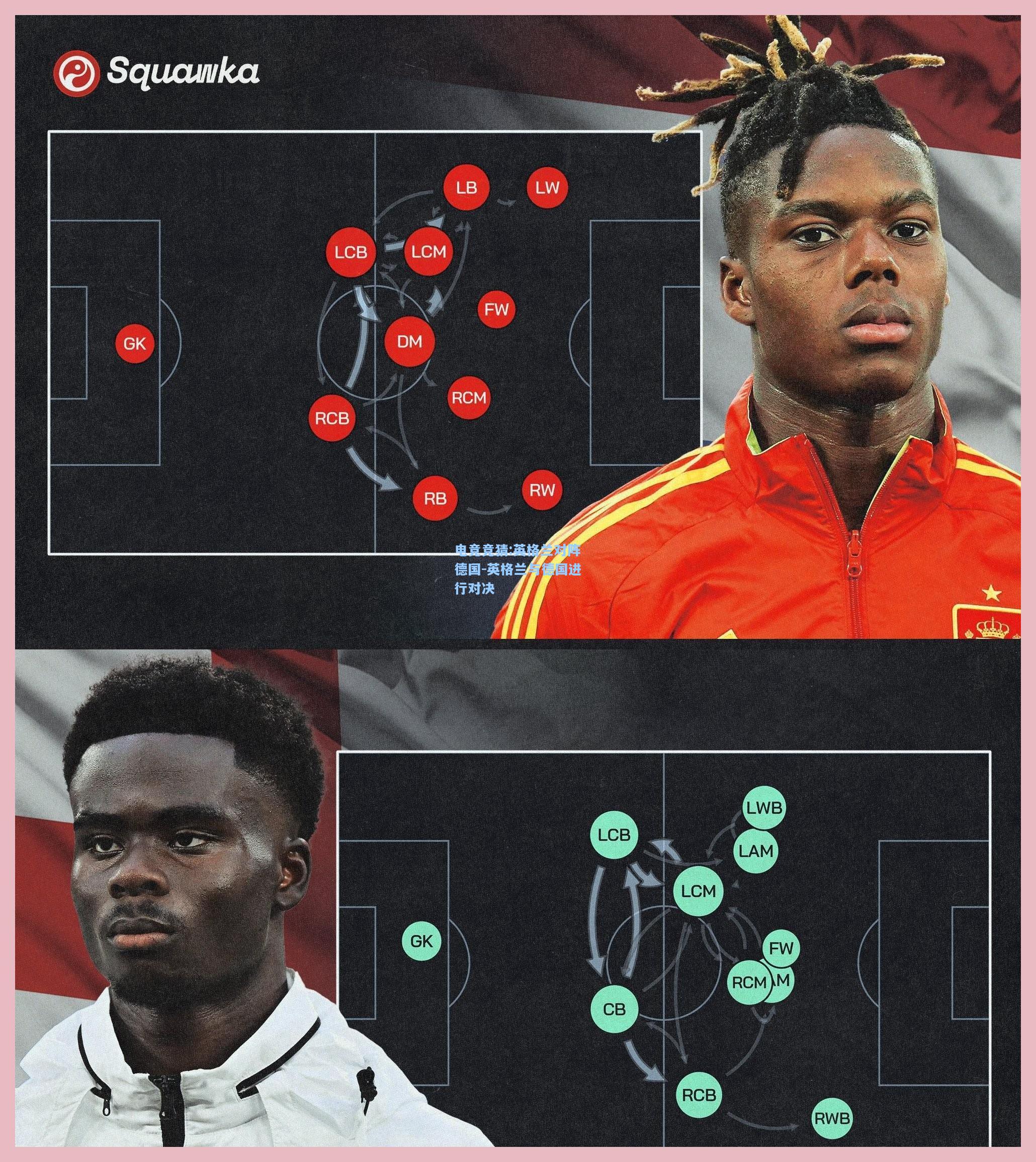 电竞竞猜:英格兰对阵德国-英格兰与德国进行对决